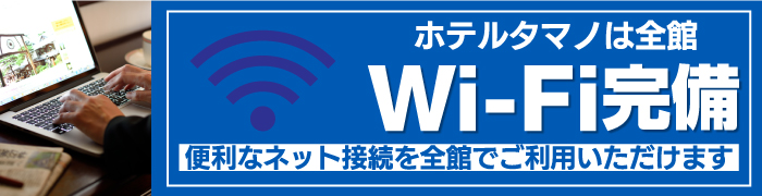 Wi-Fi完備